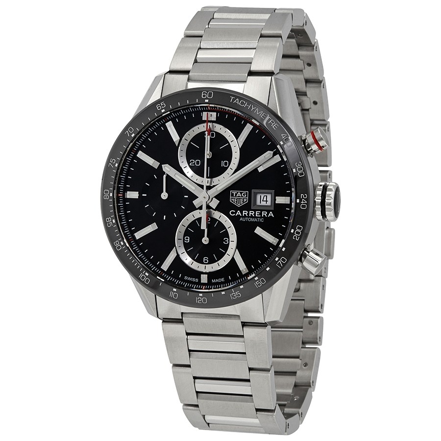 stainless steel tag heuer carrera calibre 16