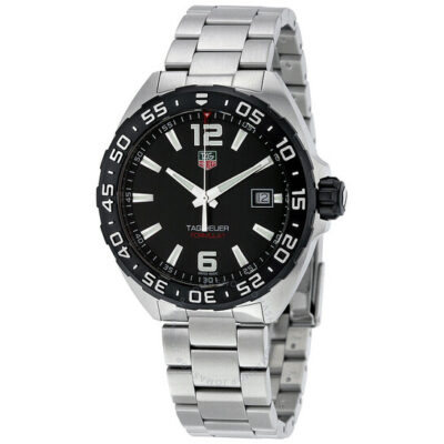Elite Watches Tag Heuer Formula 1 Quartz Black Dial Steel Watch WAZ1110.BA0875