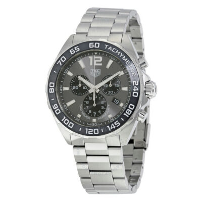 Elite Watches TAG HEUER Formula 1 Quartz Chronograph Anthracite Dial Stainless Steel Watch CAZ1011.BA0842
