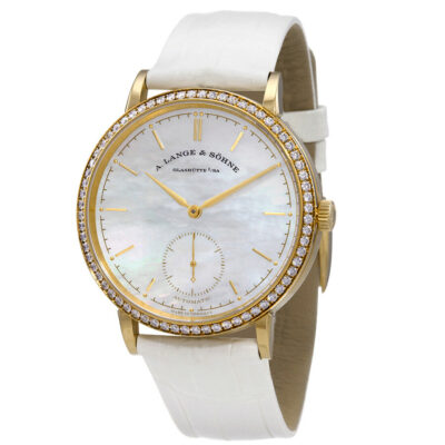Elite Watches A. Lange and Sohne Saxonia 18K Yellow Gold Diamond Automatic Ladies Watch 840.021