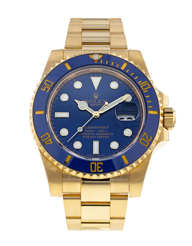 Rolex Submariner Blue Dial Watch 116618LB - Elite Watches